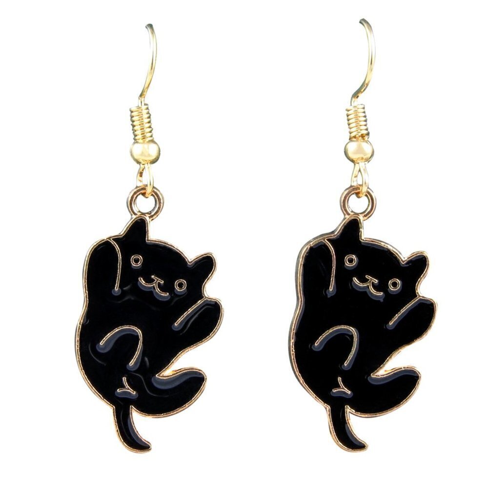 Kitty Cat Earrings | Handmade - Picture 3 of 6
